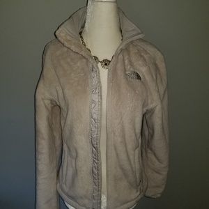 Northface white silver fleece